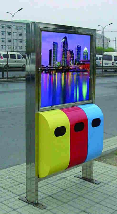 戶(hù)外廣告桶